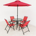 french aluminum patio adjustable chair and glass table outdoor furniture garden furniture set